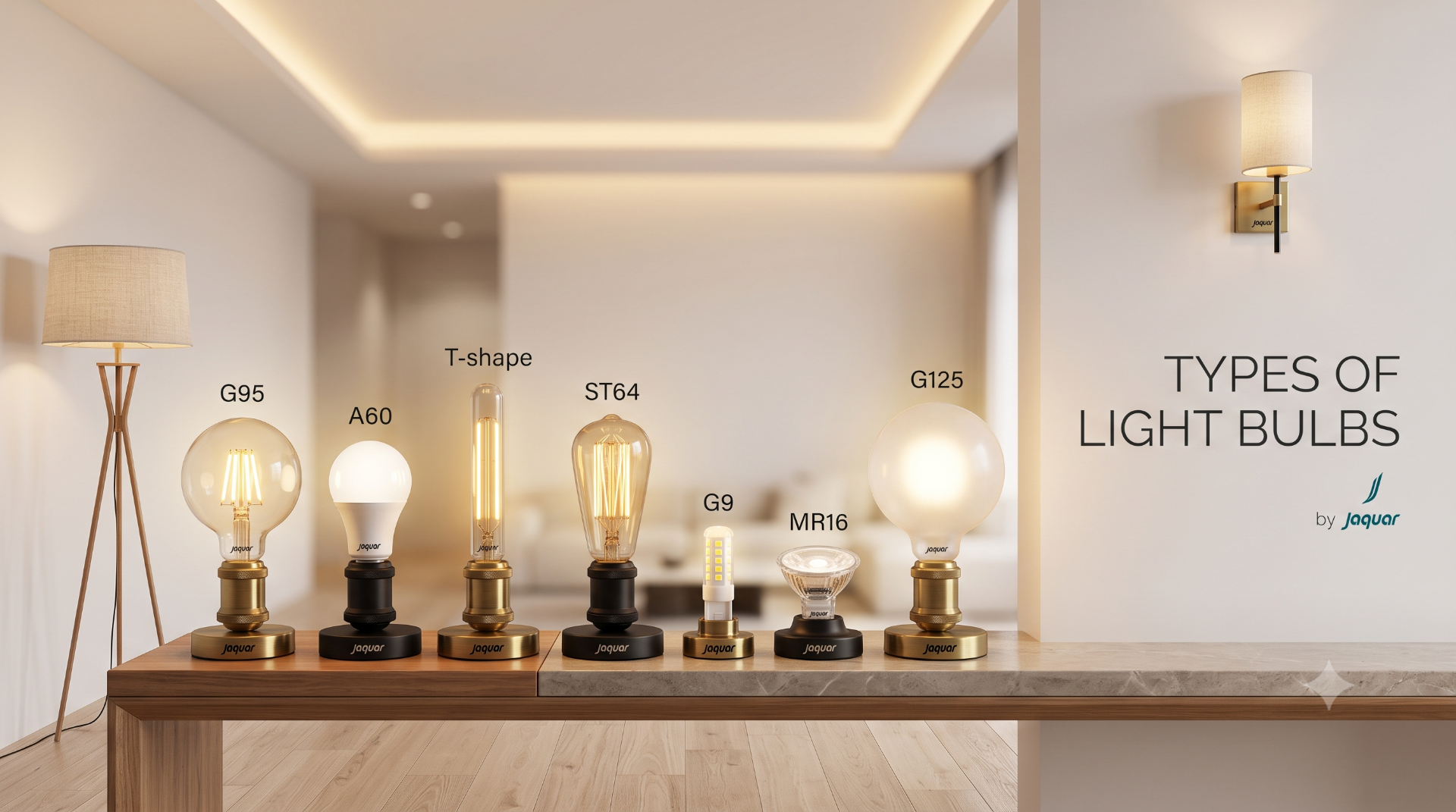 types of light bulb